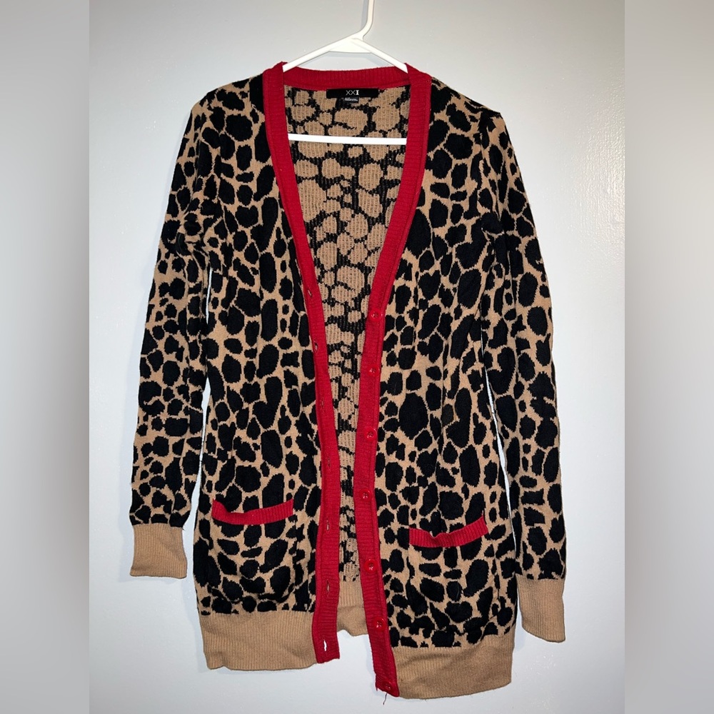 Cheetah cardigan